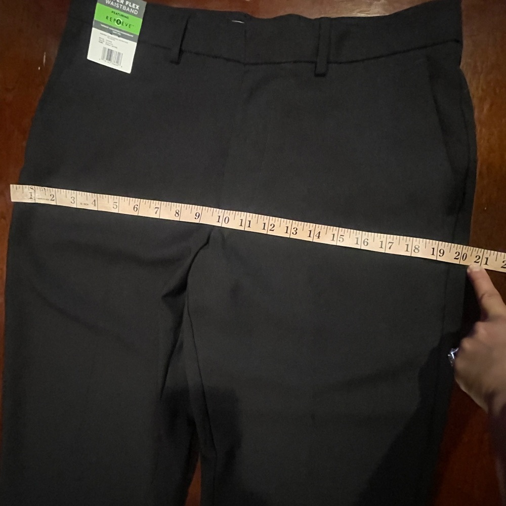 HAGGAR Super Flex Waistband REPREVE Mens Dress Flat Front Pants 32 X 32 NWTag - Picture 11 of 14